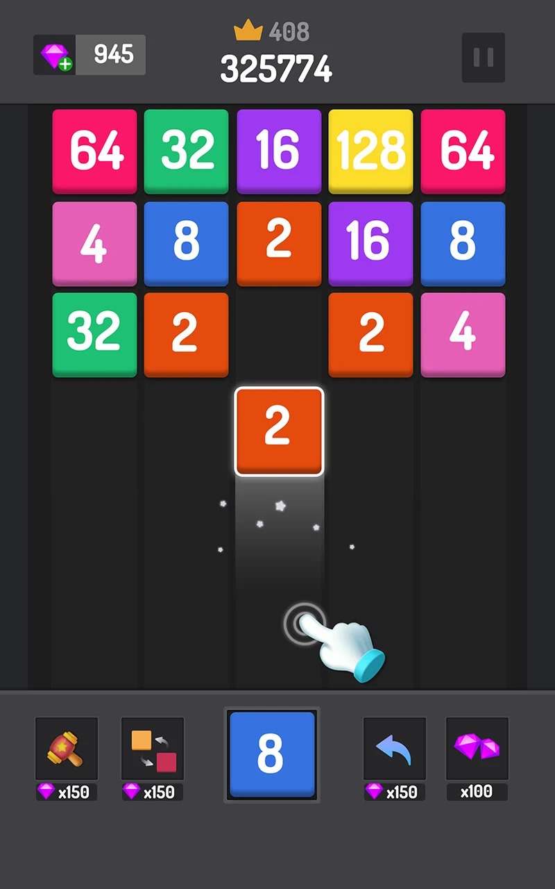 Number Games - 2048 Blocks screenshot
