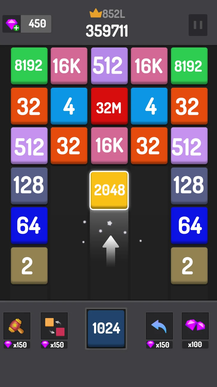 Number Games - 2048 Blocks screenshot