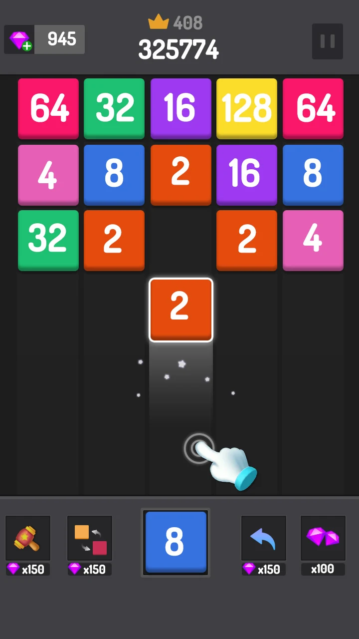 Number Games - 2048 Blocks screenshot